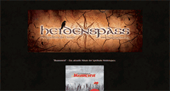 Desktop Screenshot of heidenspass.org